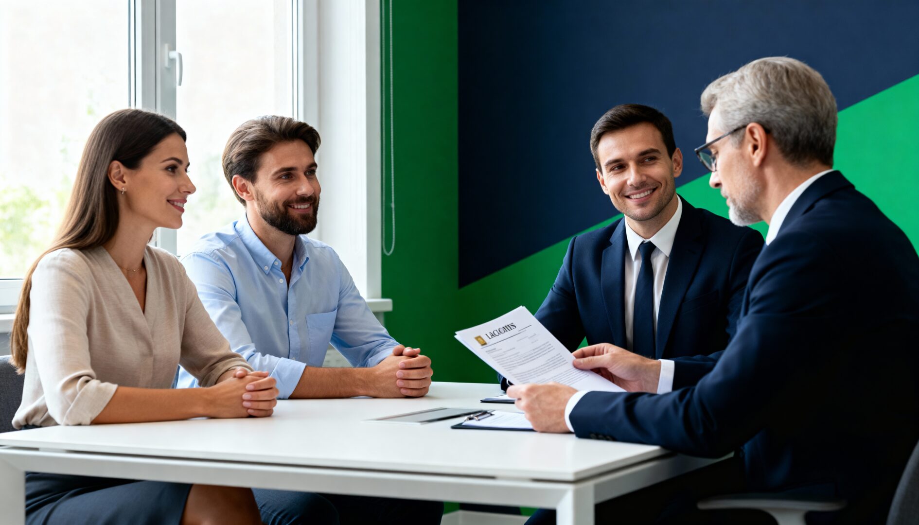 consulta legal Cliente agendando consulta legal con abogado en oficina en Puerto Rico.